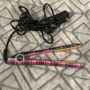 CHI Preppy Pink Plaid Ceramic Hairstyling Iron